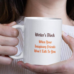 Schrijversblok Funny Quote Humor Thee Koffie Mok