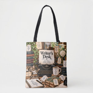Schrijversbureau Literaire Schrijftas Tote Bag