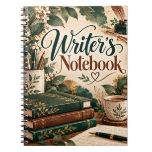 Schrijversnotitieboek Botanisch Groen Goud Notitieboek