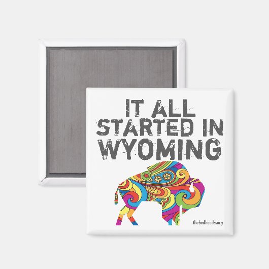 Schrijversworkshop Wyoming Magnet (Voorkant / Achterkant)