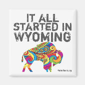 Schrijversworkshop Wyoming Magnet (Voorkant)