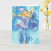 SCHRIKКELJAAR GELUKKIG KAART (Gele Bloem)