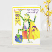 SCHRIKКELJAAR GELUKKIG KAART (Gele Bloem)