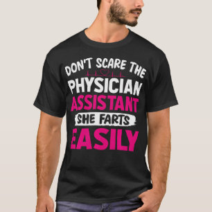 Schrik de Physician Assistant niet af, ze laat gem T-shirt