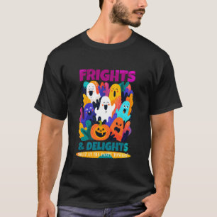 Schrik en genot wachten op het feest vanavond t-shirt