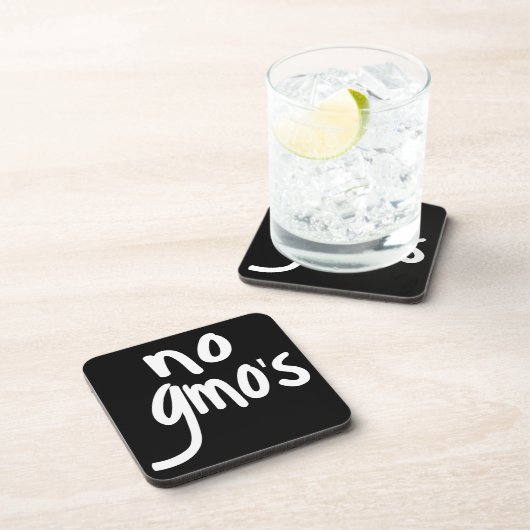 Schrik Geen GGO's Beschermen onze voedselzwarte Onderzetter (Rechterzijde)