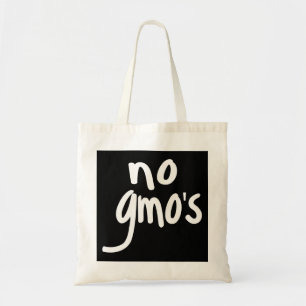 Schrik Geen GGO's Beschermen onze voedselzwarte Tote Bag