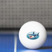 Schrikbarende Haai Pingpongbal (Net)