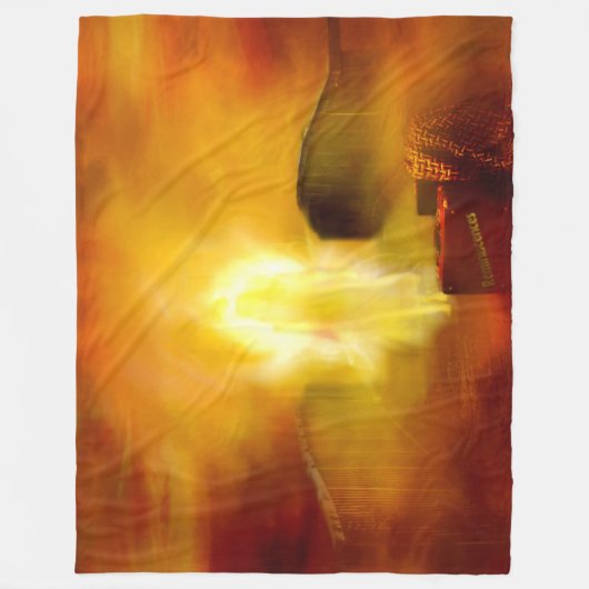 SCHRIKBEELD FLEECE DEKEN (Voorkant)