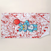 Schrikbeer badhanddoek (Voorkant)