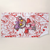Schrikbeer badhanddoek (Voorkant)
