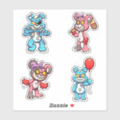 Schrikbeer - Zombies Sticker (Vel)