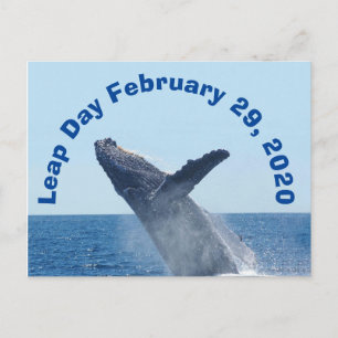 Schrikkeldag 29 februari 2020 briefkaart