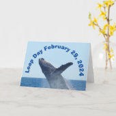 Schrikkeldag 29 februari 2024 kaart (Gele Bloem)