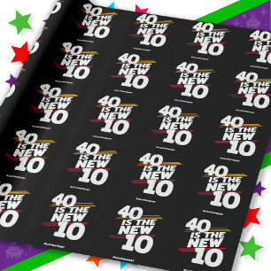 Schrikkeldag 40e Verjaardagsfeestje Nieuw Schrikke Cadeaupapier