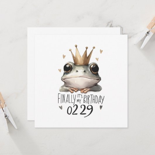 schrikkeldag kaart (Voorkant / Achterkant in situ)