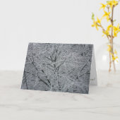 "Schrikkeljaar 2012 Boom" Kerstkaart Kaart (Gele Bloem)