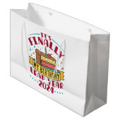 schrikkeljaar 2024 Het is eindelijk mijn verjaarda Groot Cadeauzakje (Voorkant Gekanteld)