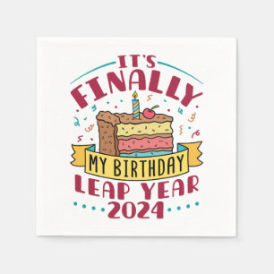 schrikkeljaar 2024 Het is eindelijk mijn verjaarda Servet