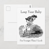 Schrikkeljaar Baby Briefkaart (Voorkant / Achterkant)