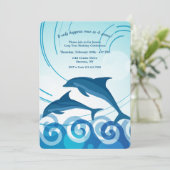 Schrikkeljaar Dolfijnen Kaart (Staand voorkant)