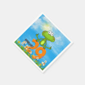 schrikkeljaar kikker springen over 29 nummer servet (Hoek)