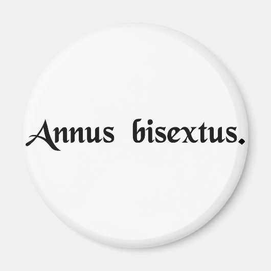 schrikkeljaar magneet (Voorkant)