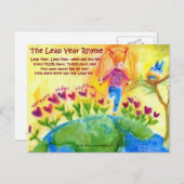 SCHRIKKELJAAR RIJM BRIEFKAART (Voorkant / Achterkant)