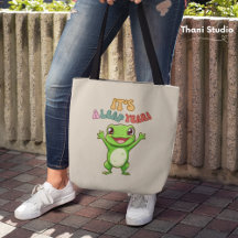schrikkeljaar Schattige Happy Frog Modern  Typogra