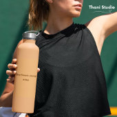 schrikkeljaar Schattige Happy Frog Modern  Typogra Waterfles