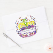 schrikkeljaar Sticker rond (Envelop)