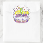 schrikkeljaar Sticker rond (Tas)