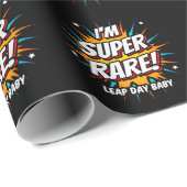 schrikkeljaar verjaardag feb 29e schrikkeldag verj cadeaupapier (Rol Hoek)