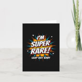 schrikkeljaar verjaardag feb 29e schrikkeldag verj kaart (Voorkant)