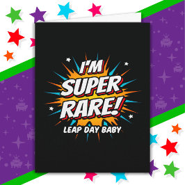 schrikkeljaar verjaardag feb 29e schrikkeldag verj kaart