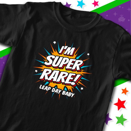 schrikkeljaar verjaardag feb 29e schrikkeldag verj t-shirt