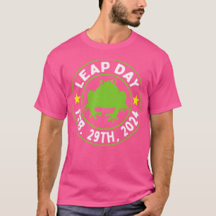 schrikkeljaar verjaardag feb 29th 2024 schrikkelda t-shirt