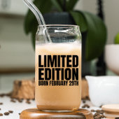 schrikkeljaar verjaardag geboren februari 29 schri blikvorm glas