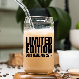 schrikkeljaar verjaardag geboren februari 29 schri blikvorm glas