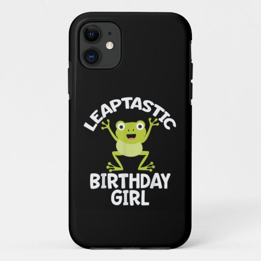 Schrikkeljaar Verjaardag Meisje Grappige Woordspel Case-Mate iPhone Case (Achterkant)