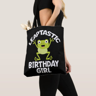 Schrikkeljaar Verjaardag Meisje Grappige Woordspel Tote Bag