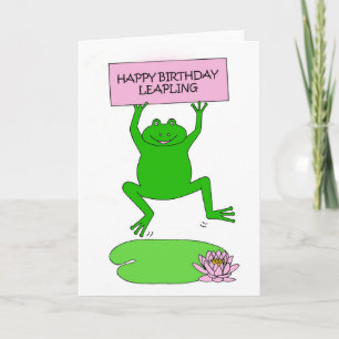 schrikkeljaar verjaardag springen februari 29th kaart