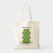 schrikkeljaar voor altijd jong 3 kikkers feb 29 vi tote bag (Voorkant)