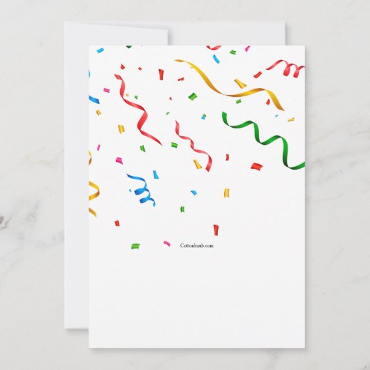 Schrikkelverjaardagsfeest Kaart (Achterkant)