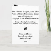 Schril contrast kaart (Achterkant)