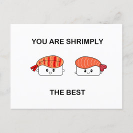 Schrim de beste suziethesushi briefkaart