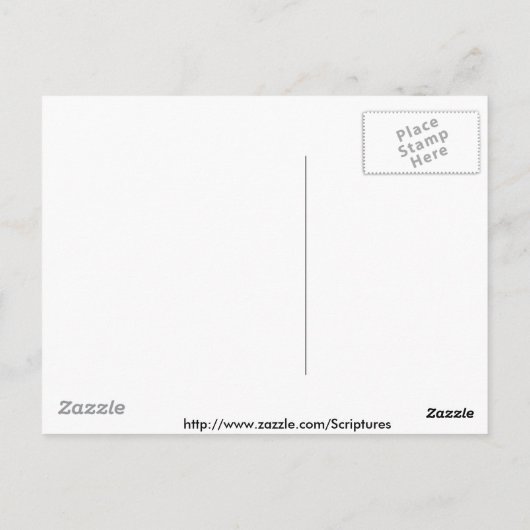 SCHRIPTURE LUKE 12:15 BRIEFKAART (Achterkant)