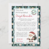 Schrisoare de la Polul Nord Uitnodiging (Voorkant)