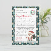 Schrisoare de la Polul Nord Uitnodiging (Staand voorkant)