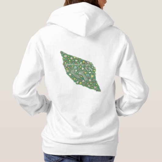 Schritt für Schritt zum Glück Hoodie Pullover (Achterkant)